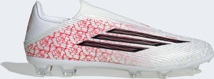 adidas F50 League Laceless FG/MG Lamine Yamal cloud white/core black/lucid red (Herren)