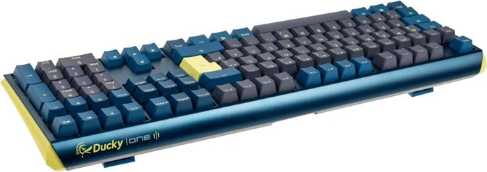 Ducky One 3 DayBreak PBT blau, LEDs RGB, MX RGB CLEAR, USB, DE