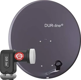 Dura-Sat Dur-line MDA 80 A + Ultra Twin LNB - 2 TN LNB Set