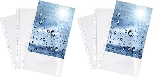 Durable Klarsichtfolien Premium glasklar, A4, 100 Stück