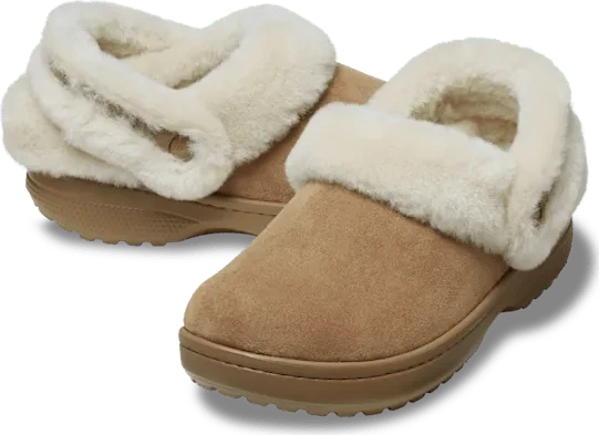 Crocs Classic Unfurgettable Vegan Suede Clog sepia