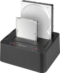 Sharkoon SATA Quickport Duo v.1, USB 2.0/eSATA