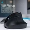 JLab JBuds Ergonomic Wireless Vertical Mouse, schwarz, USB/Bluetooth Vorschaubild