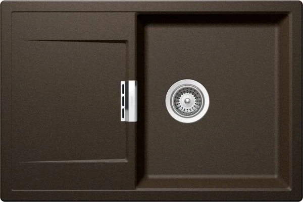 Schock Mono D-100 Unterbau Becken reversibel bronze