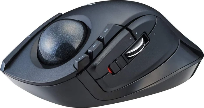 Elecom DEFT M-DT2DRBK Wireless Trackball schwarz, Rechtshänder