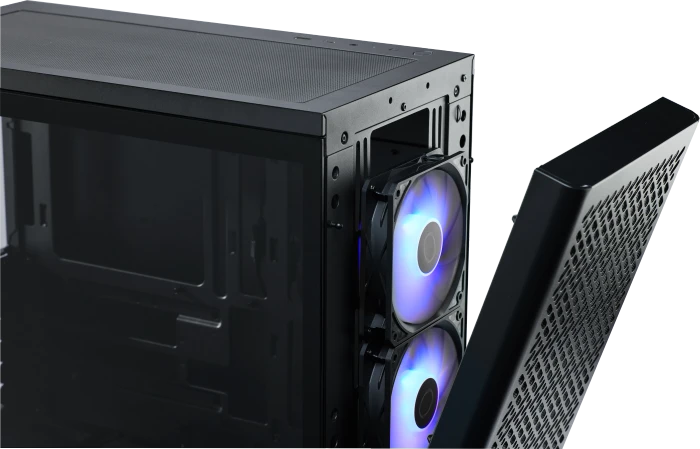 Cooler Master Elite 502 Black, Glasfenster