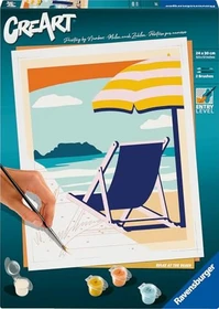 Ravensburger Malen nach Zahlen CreArt Relaxen am Strand