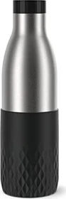 Emsa Bludrop Sleeve Trinkflasche 700ml schwarz