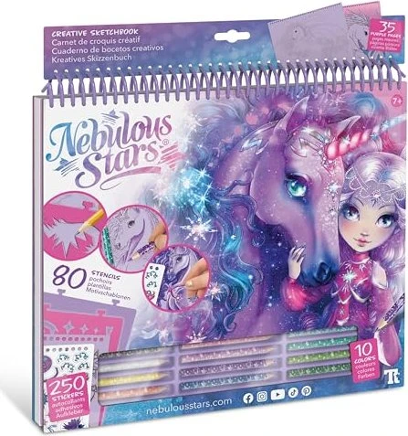 Nebulous Stars Kreatives Skizzenbuch Fantasiepferde - Space