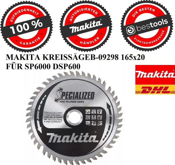 Makita Specialized Kreissägeblatt 48Z, 165x2.2x20mm, 1 Stück
