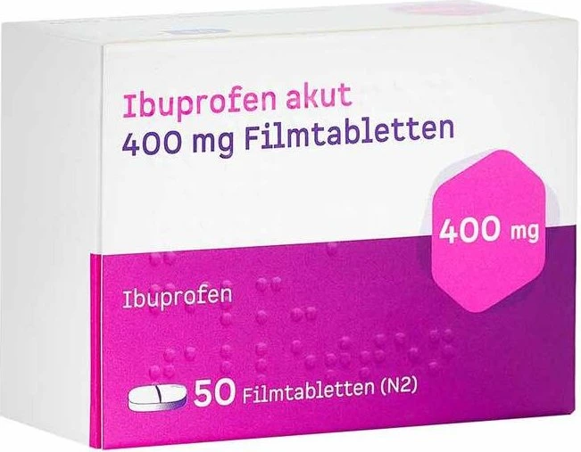 Juta Ibuprofen akut 400mg Filmtabletten, 50 Stück