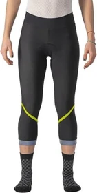 Castelli Velocissima Thermal Knicker Fahrradhose 3/4 brilliant yellow/dark gray (Damen)