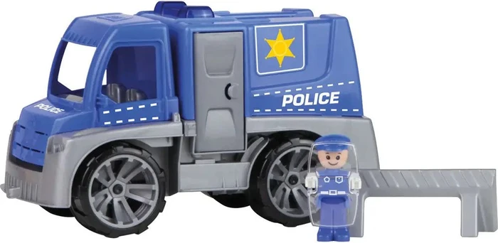 LENA Truxx Polizei Einsatzfahrzeug mit Spielfigur