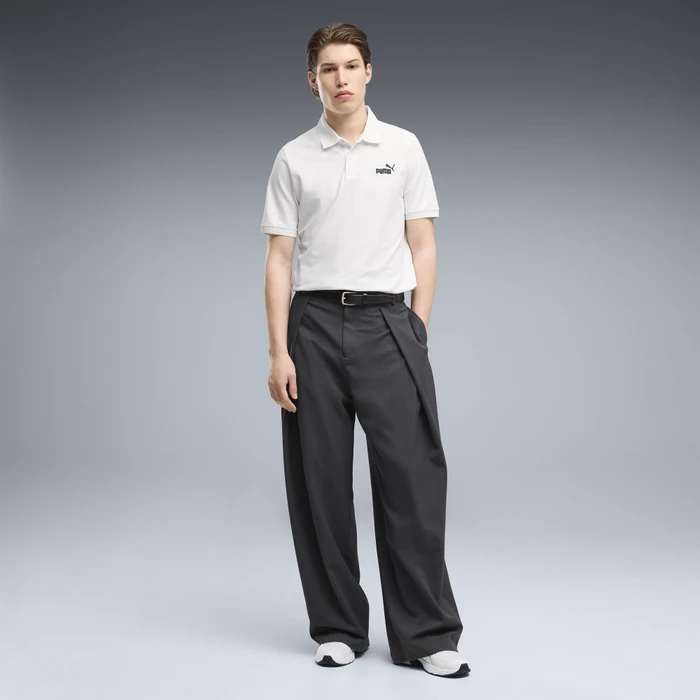 Puma ESS No. 1 Logo Pique Poloshirt kurzarm puma white (Herren)