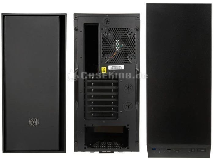 Cooler Master Silencio 550, schwarz matt, schallgedämmt
