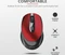 Trust Zaya Rechargeable Wireless Mouse rot/schwarz, USB Vorschaubild