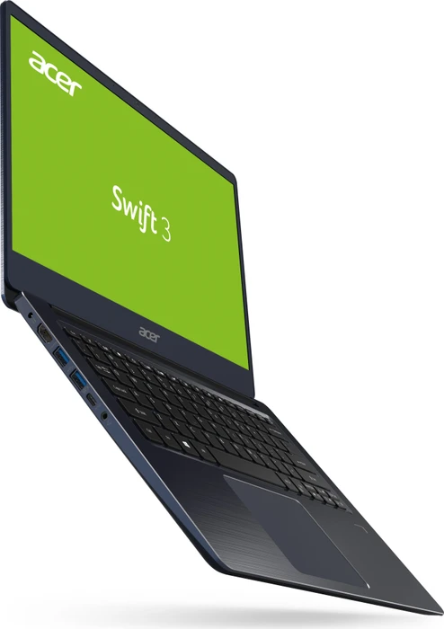 Acer Swift 3 SF314-54-38DP, blau, Core i3-7100U, 4GB RAM, 256GB SSD, DE