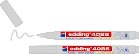 edding 4085 Kreidemarker weiß, 2er-Pack