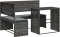 vidaXL Gartensofa in L-Form mit Tisch und Kissen Vorschaubild