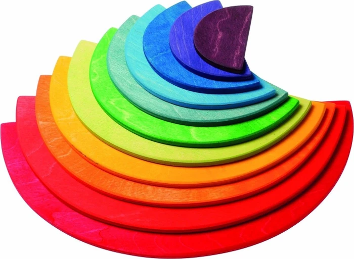 Grimm's Spiel und Holz Design Große Regenbogen Halbkreise
