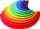 Grimm's Spiel und Holz Design Große Regenbogen Halbkreise (10675)