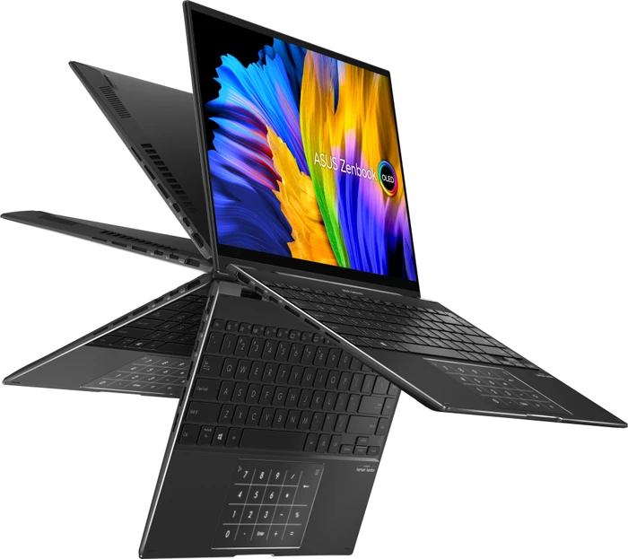ASUS ZenBook Flip 14 OLED UN5401QA-KN196W, Jade Black, Ryzen 7 5800H, 16GB RAM, 512GB SSD, DE