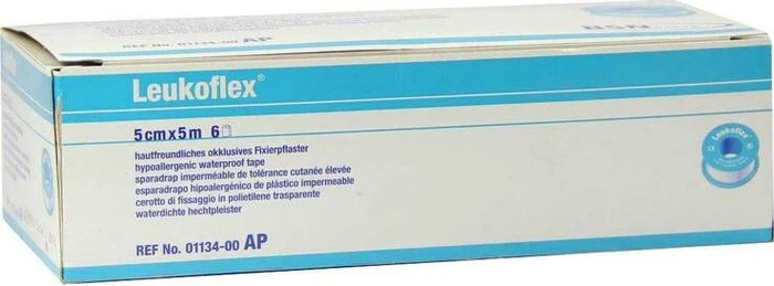 BSN medical Leuflex wasserdicht transparent, 5cm x 5m, 6 Stück