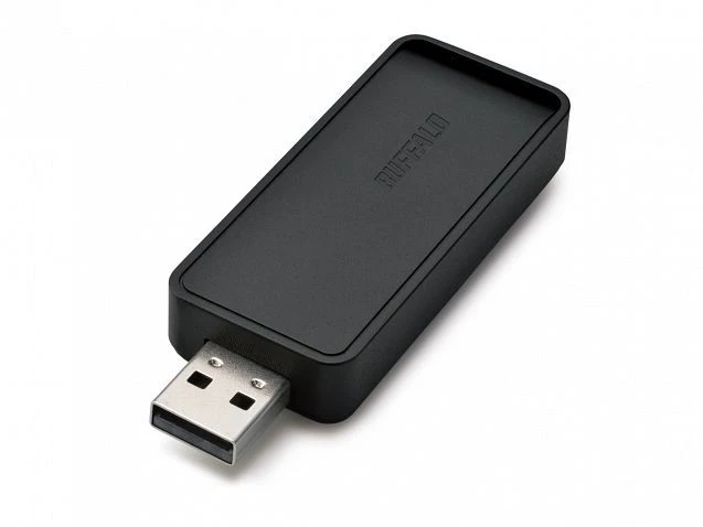 Buffalo AirStation Wireless N300 USB Adapter, 2.4TGHz/5GHz WLAN, USB-A 2.0 [Stecker]