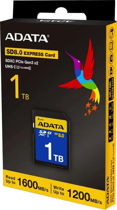 ADATA Premier Extreme SD8.0 R1600/W1200 1TB, UHS-I U3, Class 10, SD Express EX I