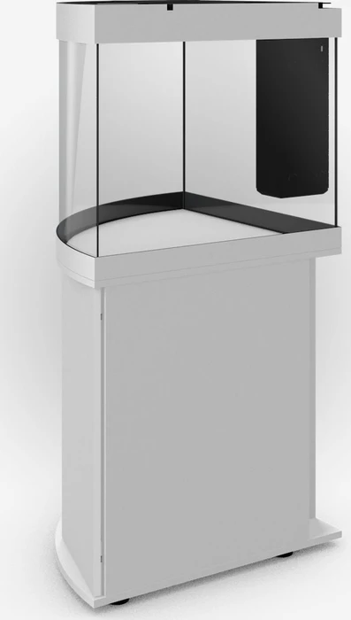 Juwel Trigon 190 LED Aquarium-Set mit Unterschrank, weiß/weiß, 190l