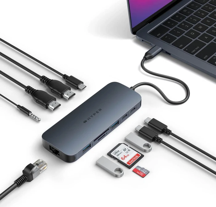 Hyper HyperDrive Next 11 Port USB-C Hub, USB-C 3.1 [Stecker]