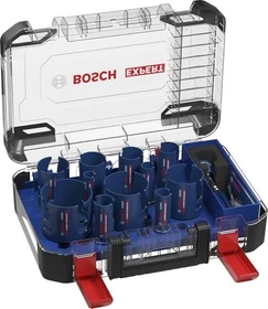 Bosch Professional EXPERT Construction Material PC Plus Lochsägen-Sortiment inkl. Koffer, 15-tlg.