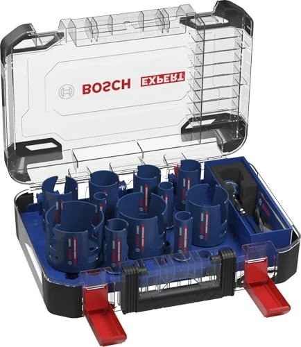 Bosch Professional EXPERT Construction Material PC Plus Lochsägen-Sortiment inkl. Koffer, 15-tlg.