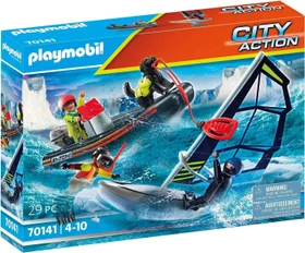 playmobil City Action Seenot: Polarsegler-Rettung mit Schlauchboot