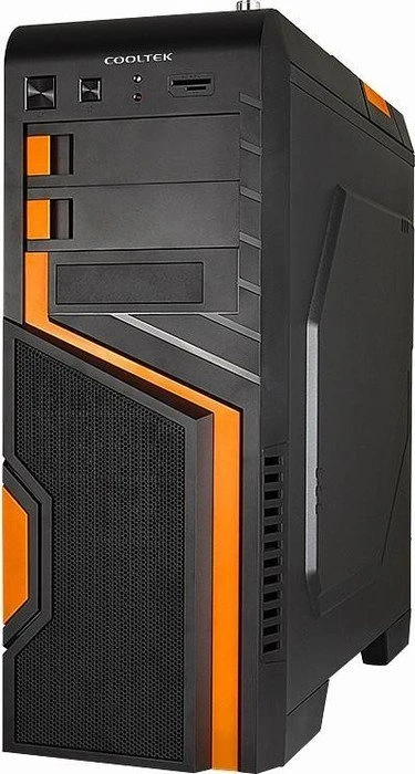 Cooltek GT-04 orange, Acrylfenster