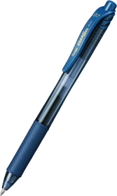 Pentel EnerGel X BL107 0.7mm/0.35mm Gelroller marineblau/transparent