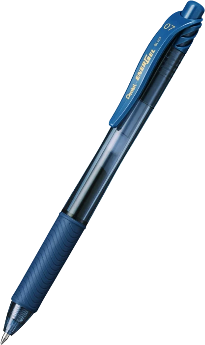 Pentel EnerGel X BL107 0.7mm/0.35mm Gelroller marineblau/transparent
