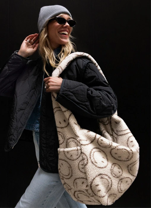 Reisenthel moonbag Umhängetasche smiley teddy chocolate