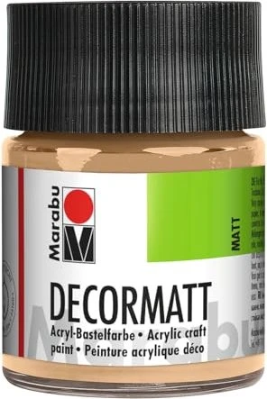 Marabu Decormatt Acryl Acrylfarbe, rosé beige, 50ml