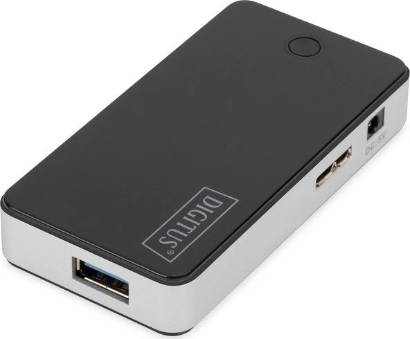 Digitus USB-Hub, 4x USB-A 3.0, USB 3.0 Micro-B [Buchse]