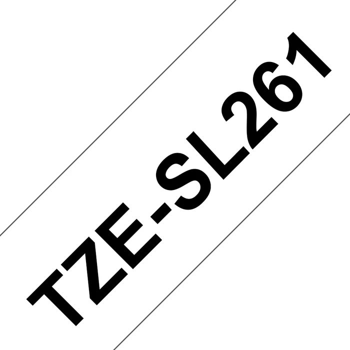 Brother TZe-SL261 Beschriftungsband, 36mm, schwarz/weiß