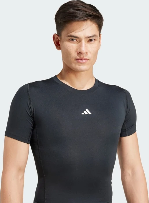 adidas Techfit Training Kompressionsshirt kurzarm schwarz (Herren)