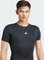 adidas Techfit Training Kompressionsshirt kurzarm schwarz (Herren) Vorschaubild