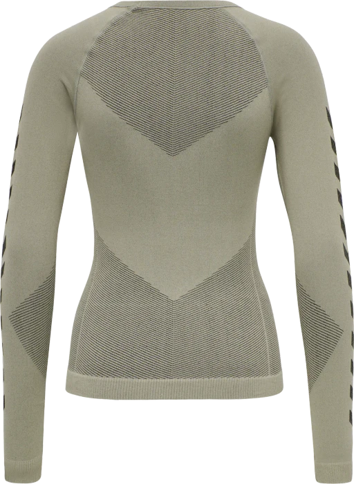 hummel Seamless First Jersey Funktionsshirt langarm london fog (Damen)