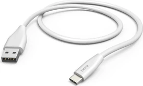 Hama Ladekabel USB-A/USB-C 1.5m weiß