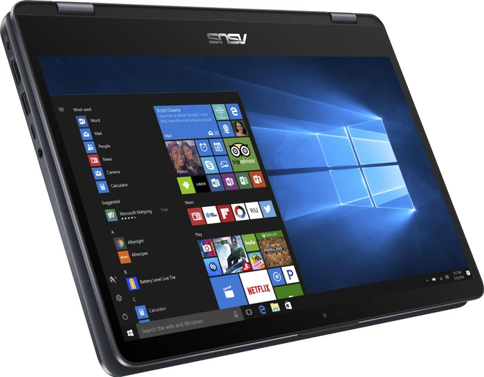 ASUS VivoBook Flip 14 TP410UA-EC541T, Star Grey, Core i5-8250U, 8GB RAM, 256GB SSD, DE