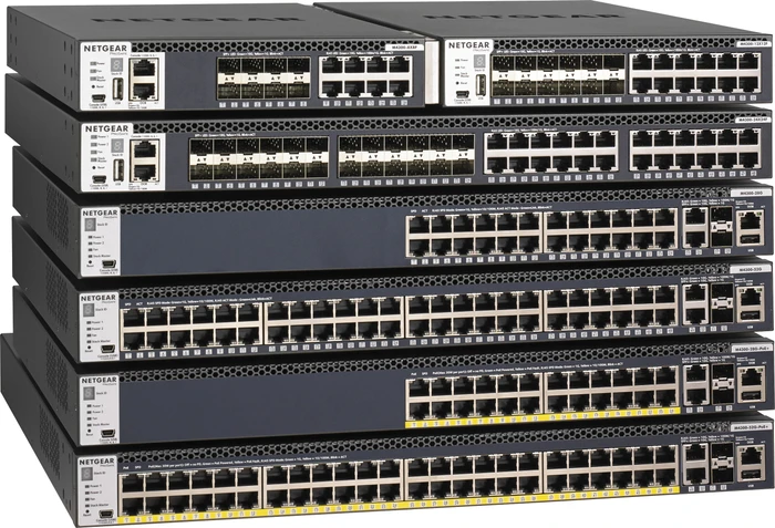 Netgear ProSAFE M4300 Desktop 10G Managed Switch, 20x RJ-45, 4x RJ-45/SFP+