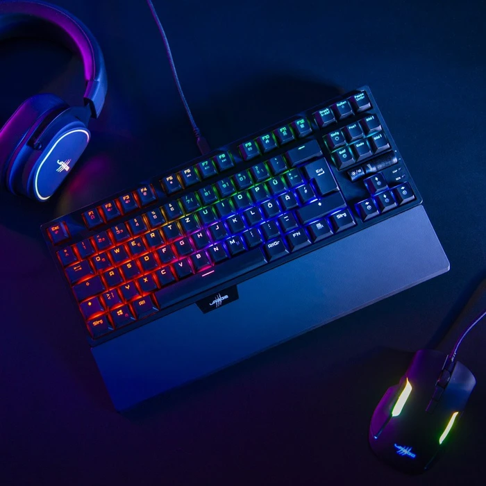Hama uRage Exodus 860 Mechanical TKL, schwarz, LEDs RGB, Gaote Outemu BLUE, USB, DE