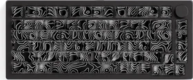 Akko Monsgeek M1 V5 Contour Lines, schwarz, LEDs RGB, hot-swap, V3 Piano Pro, USB/Bluetooth, US