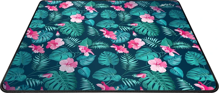Cherry Xtrfy GP1 Grayhound Tropical Edition Mauspad grün/rosa, groß
